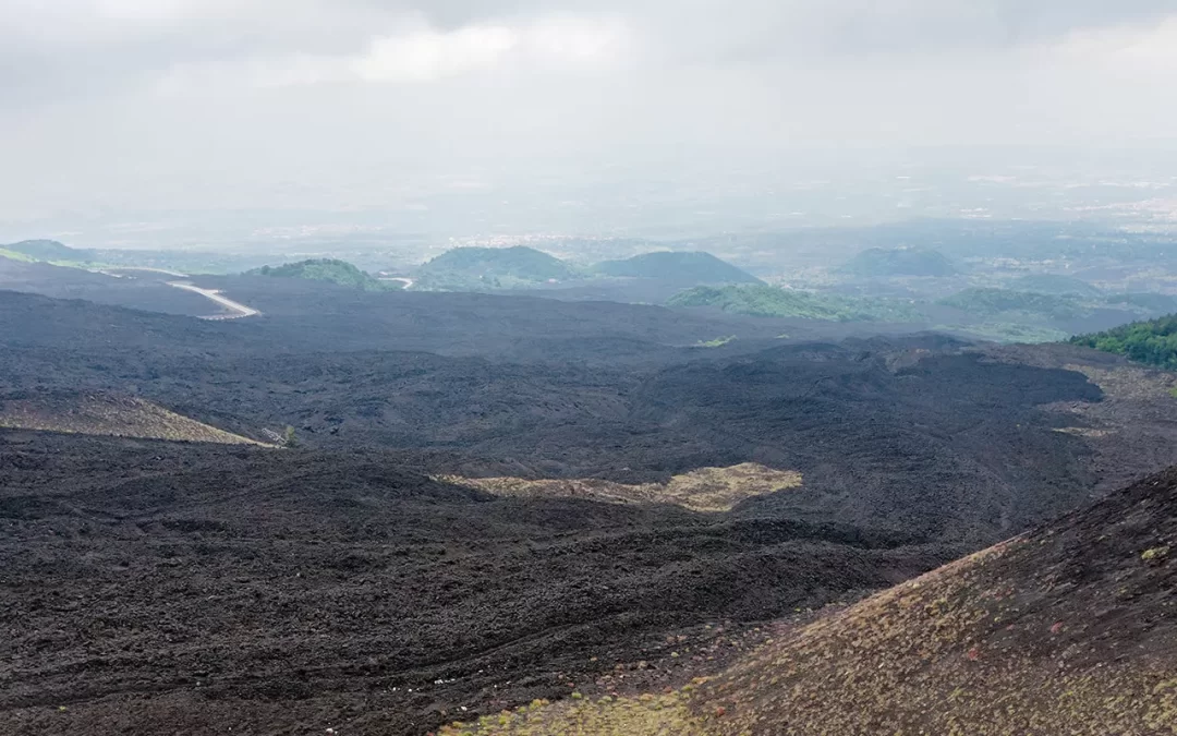 The Valle del Bove on the east side of Etna